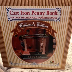 Cast Iron Penny Bank - Collector's Edition